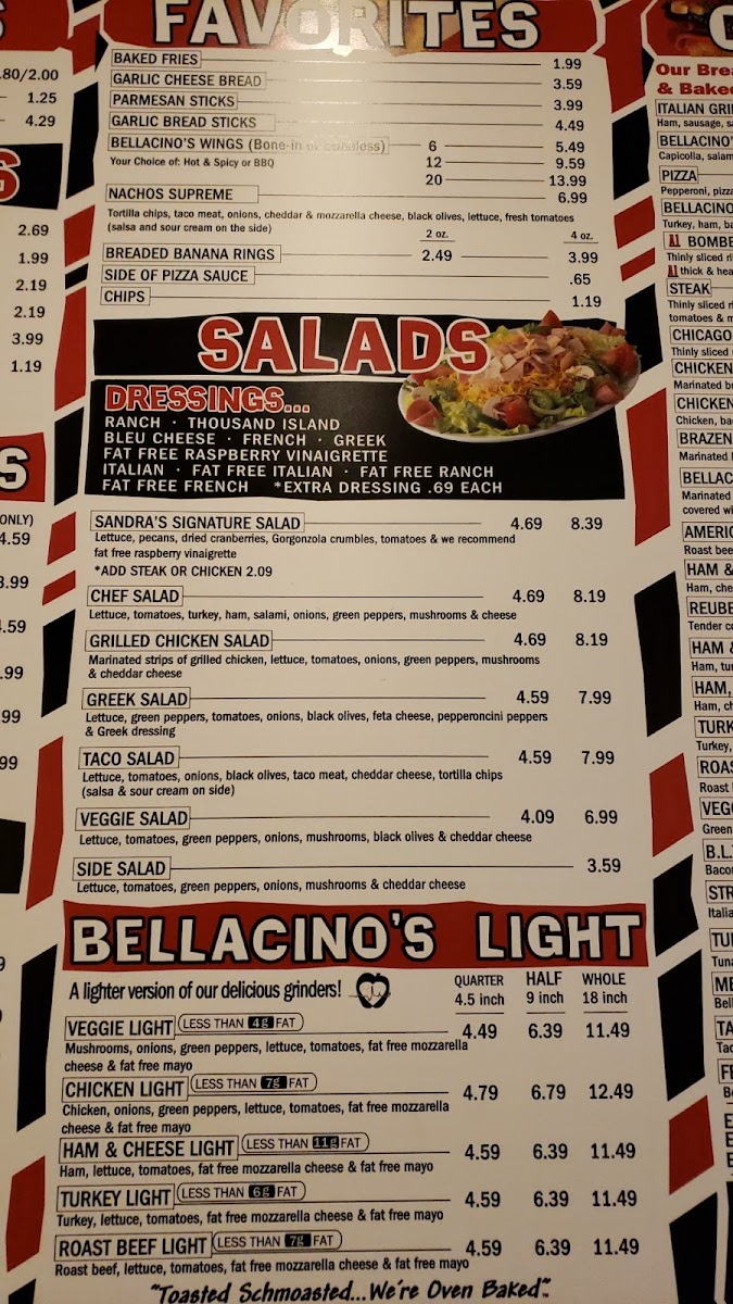 Menu Bellacino's-7